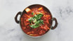 42. Paneer Masala Rajasthani (medium spicy). Serveres med ris.